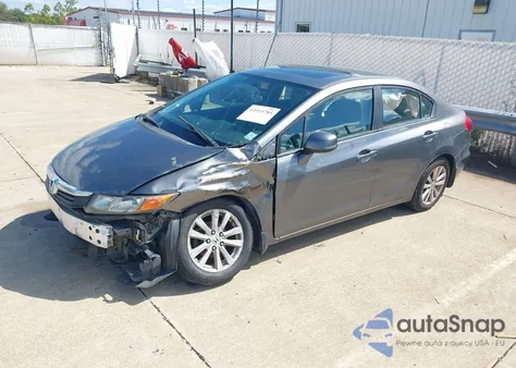 2012 Honda Civic Ex z USA, uszkodzony, nr VIN 19XFB2F89CE047665